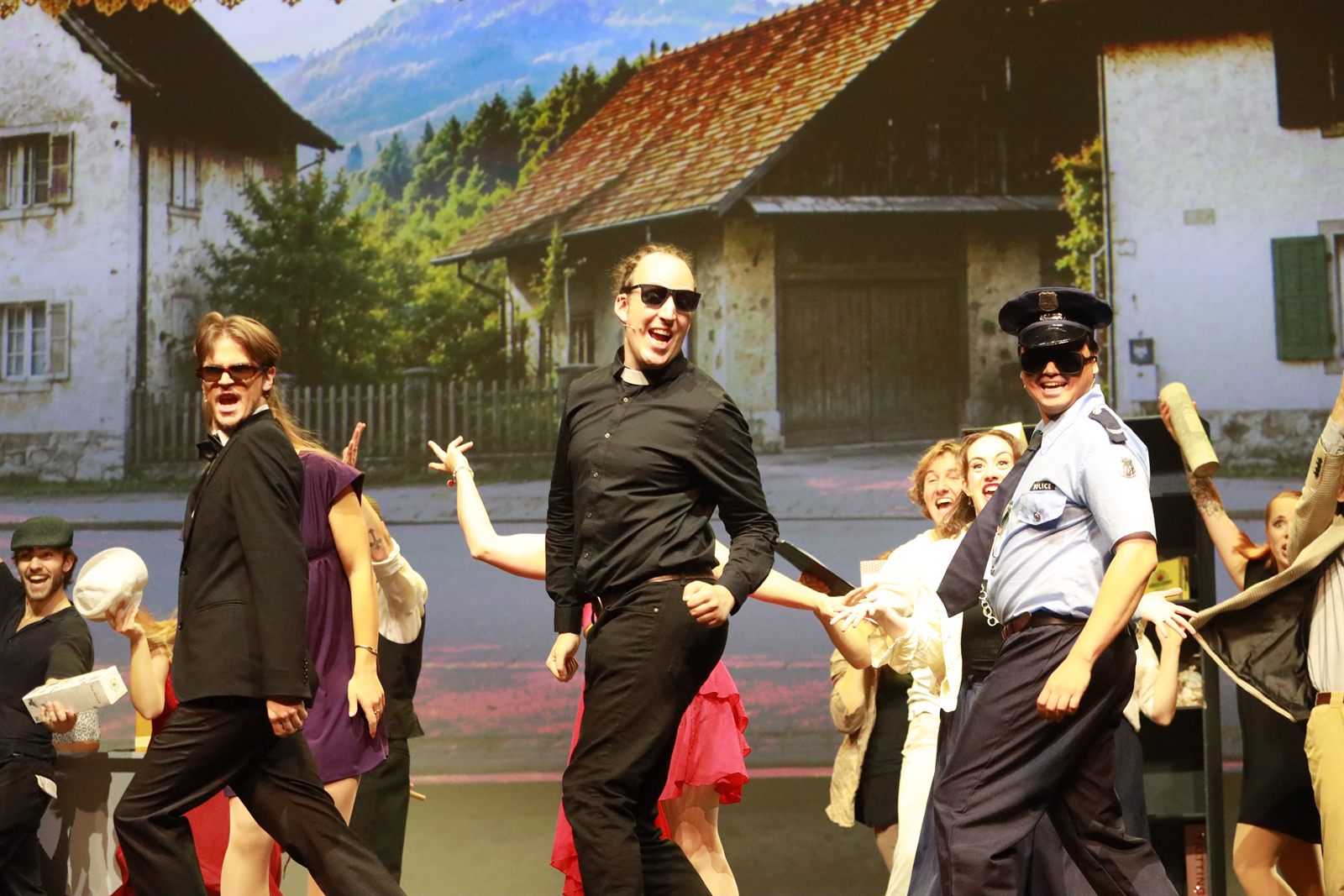 Tanznummer mit dem Stadtrat